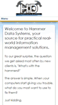 Mobile Screenshot of hammerdata.com
