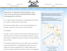Tablet Screenshot of hammerdata.com